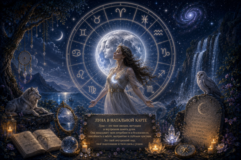 The Moon in the natal chart