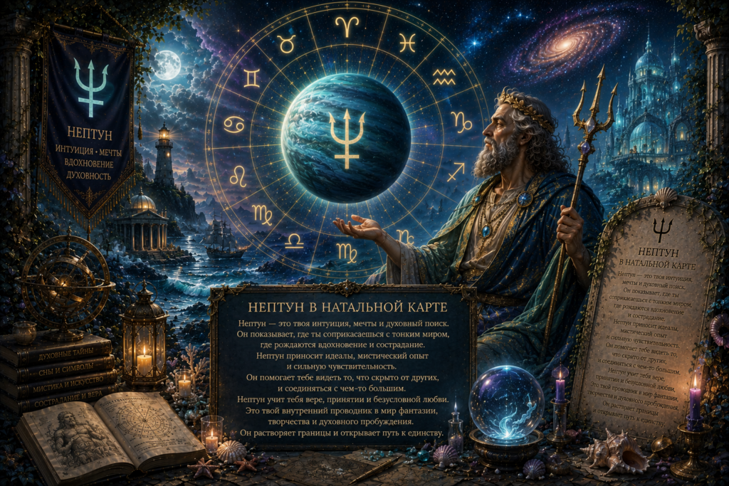 Нептун в натальной карте Neptune in the natal chart